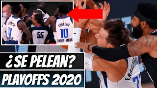 LUKA DONCIC VS MARCUS MORRIS ¿PELEA?. CLIPPERS VS DALLAS, NBA PLAYOFFS 2020