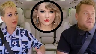 Katy Perry SPILLS on Taylor Swift Feud During Carpool Karaoke