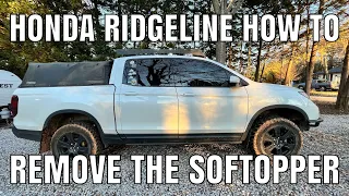 Honda Ridgeline - Removing the Softopper - Its so EASY!