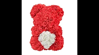 The Luxury Heart Rose Bear