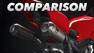 Ducati Panigale V4 Exhaust Comparison | Austin Racing, Akrapovic, SC Project, Arrow, Termignoni