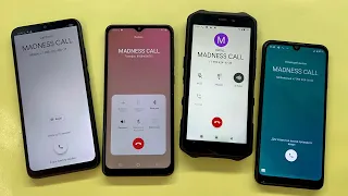 Incoming Call Xiaomi Redmi 9C NFC Vs ZTE Blade A5,Outgoing Call Samsung Galaxy A02 Bulletproof Phone