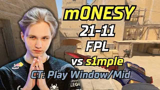 CS2 POV | m0NESY vs s1mple @FPL (mirage) | FACEIT Pro League | Feb 20, 2024 #cs2 #demo