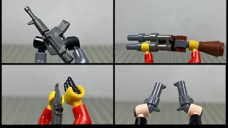 Lego first person stop motion weapons tests - Part 1