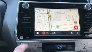 Android Auto в Toyota Land Cruiser 150 (Toyota Touch 2) 2016-2020 г.в.