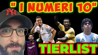 TIER LIST - La STORIA del Calcio - I numeri 10 - #tierlist #d10s #pele #robertobaggio #messi #totti