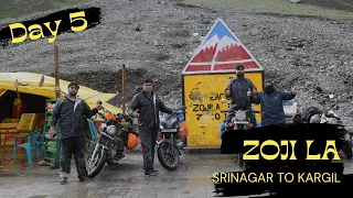 Leh Ladakh Bike Trip 2021 | Srinagar to Kargil | Day 5 | Pulsar 220 | Devils Adventure