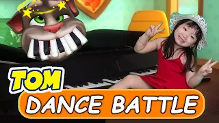 💃👯Talking Tom Piano Battle & Dance Party 🎹🎵 - My Talking Tom Shorts in REAL LIFE 29