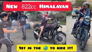 Exclusive ride on new 822cc Super  Himalayan!
