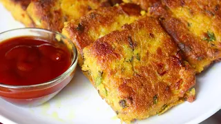 Suji besan ka naye tarike ka bina tala hua nasta | instant breakfast recipe | #shorts