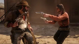 John vs Bill Williamson Duel Mod Red Dead Redemption 2 NPC Fight Battle Creator Mod PC