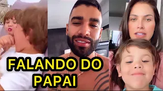 Gusttavo Lima envia PRESENTE e Andressa Suita mostra os Filhos FALANDO do PAPAI. Lindos!