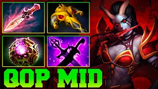 20 Kills QOP Dota 2 Mid - Best Queen Of Pain Dota 2 Pro Gameplay Guide Build 7.35