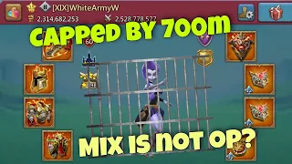 Lords Mobile - Crazy traps on KVK. 700m CAPPED FULL EMPEROR MIX. I lost leader of Wolf BaziL