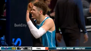 LaMelo Can't Stop Laughing At Ben Simmons After Hugs Him&Gives Nets Best Respect！