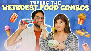TRYING THE WEIRDEST FOOD COMBOS! FT Shivesh 💕 | Ashi Khanna