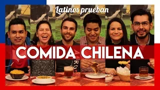 Latinos prueban comida chilena