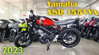 Cận cảnh Yamaha XSR 155vva 2023 màu ĐỎ ĐEN + giá bán mới nhất ngày 19/09/2023 tại CH Mai Duyên. #xsr