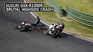 Fatal Highside Crash Ever! - Cadwell Park Jump