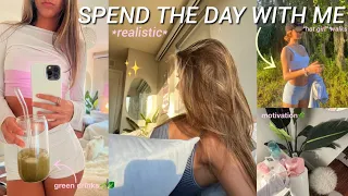 SPEND THE DAY WITH ME ☁️ realistic + productive, mindful habits & healthy