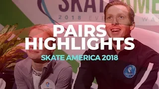 Best of Skate America 2018 | Pairs Highlights | #GPFigure