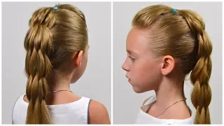 Bushel Braid/3D Multi-strand Pull Through Braid Tutorial★ Easy little girl hairstyles #79 | #LGH