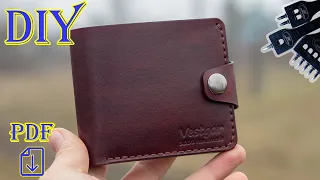 [DIY] Vegetable tanned men's wallet. Bifold wallet from #Vestgar