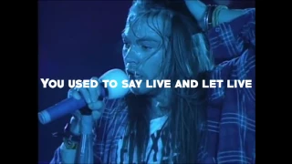 Live And Let Die - GUNS N' ROSES [LYRICS]