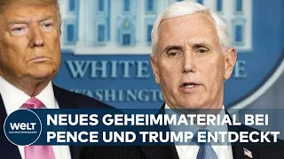 US-Dokumentenaffäre: Neues Geheimmaterial bei Pence und Trump entdeckt