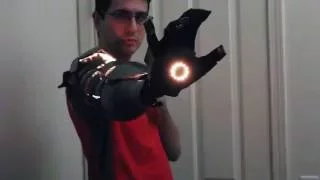 Genos cosplay arms light up test