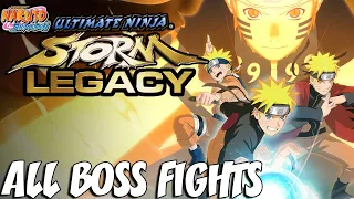 Naruto: Ultimate Ninja Storm Series (1, 2, 3FB, 4RTB) - All Boss Battles - 1080p 60FPS