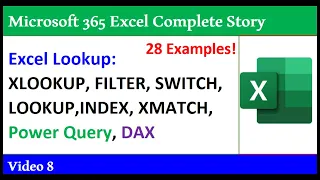 All Important Excel Lookup Formulas: Excel Worksheet, Power Query & DAX – 28 Examples! - 365 MECS 08