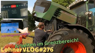 LohnerVLOG#276 Fendt 926TMS im Grenzbereich beim Mulchen mit Dücker Kombi I FJD Feldgrenzen erzeugen