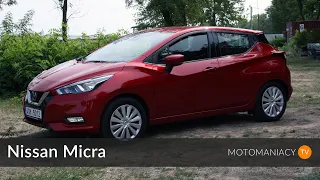 Nissan Micra 2018 N-WAY 1.0 71 KM TEST PL | test, prezentacja, pierwsza jazda | motomaniacy.tv