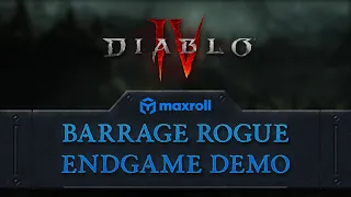 Barrage Rogue Endgame - Diablo 4