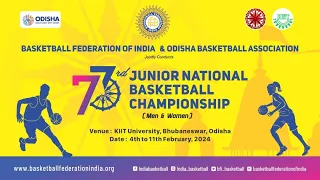 73rd Senior Junior Basketball ChampionShip 2024 -  Boys Uthra Pradesh Vs Rajasthan