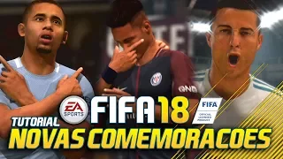 TUTORIAL NOVAS COMEMORAÇÕES FIFA 18 (AS MELHORES COMEMORAÇÕES FIFA 18) PS4 e XBOX ONE