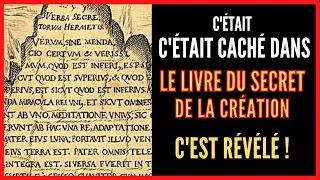 Enseignement Caché. Livre du Secret de la Création. Transforme ta vie Intérieure et Extérieure.