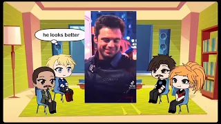 past avengers react to bucky barnes [gacha]