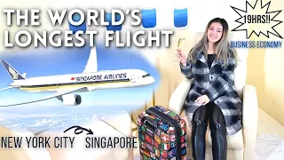 THE WORLD'S LONGEST FLIGHT || 19 HOURS ✈️‼️