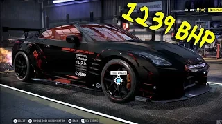 Need for Speed Heat - 1239 BHP Nissan GT-R Premium 2017 - Tuning & Customization Car HD