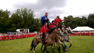 The Devil's Horsemen stunt team at Middfest