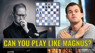 Can you play like Magnus? | Carlsen vs Gretarsson | European Team Championship 2023