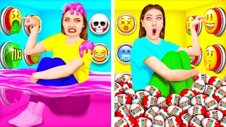 1000 Mystery Buttons Challenge Only 1 Lets You Escape | Prank Wars by HAHANOM Challenge