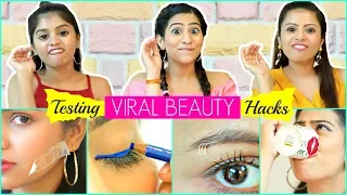 Testing VIRAL BEAUTY Hacks ...| #Fun #Anaysa