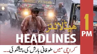 ARY News | Headlines | 1 PM | 9th September 2021