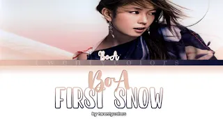 BoA (ボア) - First Snow (Color Coded Lyrics Kan/Rom/Eng)