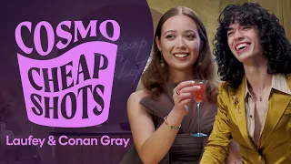 Conan Gray & Laufey Panic Trying To Name Taylor Swift Songs | Cheap Shots | Cosmopolitan