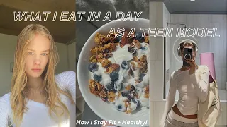WHAT I EAT IN A DAY (As a Teen Model) | Realistic and Healthy Meal Ideas! 🧸