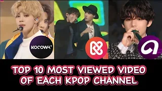 [Part 3]Top(10)Most Viewed Video of Each KPOP CHANNEL( KOCOWA TV,ALL THE KPOP, ARIRANG KPOP)